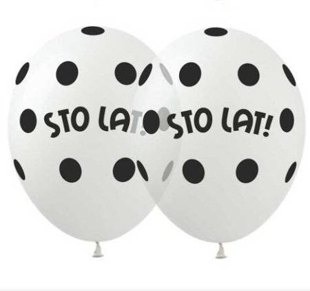 Balloons  12" "Sto Lat" (10 pcs.)
