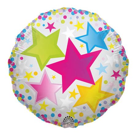 Foil Balloon "Stars" 18" (45cm.)
