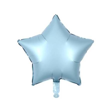 Foil balloon Star, Light Blue 18" (45cm.)
