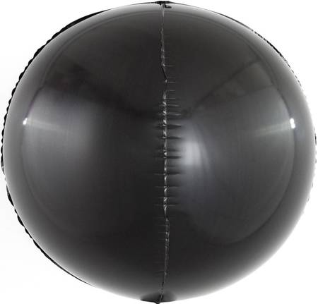 Balon foliowy 4D Czarny 18" (45cm.)